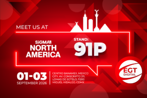 EGT Digital en SiGMA North America. Stand 91P. 1 al 3 de septiembre de 2026.