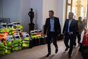 Con aportes de IAFAS Entre Ríos, El Gobernador Rogelio Frigerio encabezó acto de entregan de equipamiento para fortalecer la seguridad