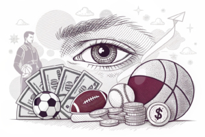 A watchful eye oversees a field of sports equipment, casting a shadow over any attempt to gather real-time data for betting purposes.
