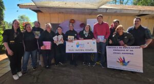 El IPLyC entrega un kit educativo a la Escuela Especial 66 de Oberá