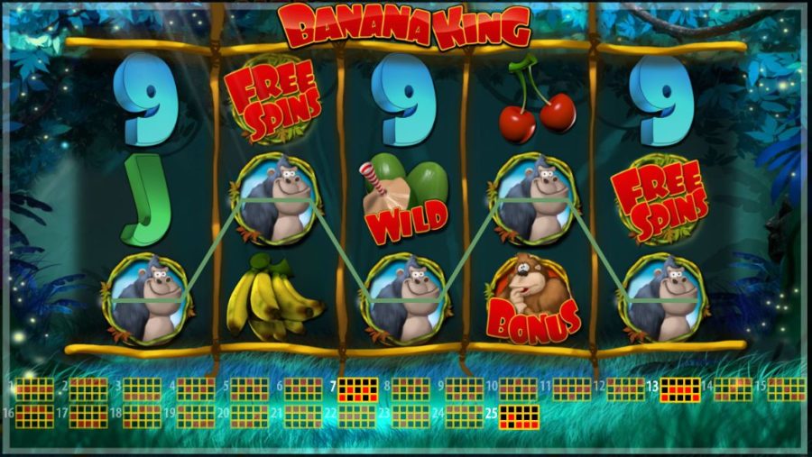 Jackpot of €135k on Betpoint.it at the WorldMatch slot Banana King HD