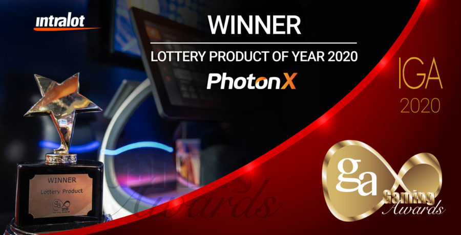 PhotonX named “Lottery Product of the Year” at the IGA’s Awards 2020