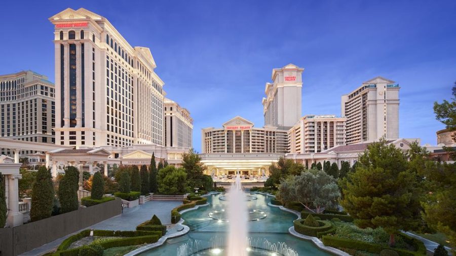 Caesars reported a net revenue increase of 33.6 per cent for its Las Vegas business.