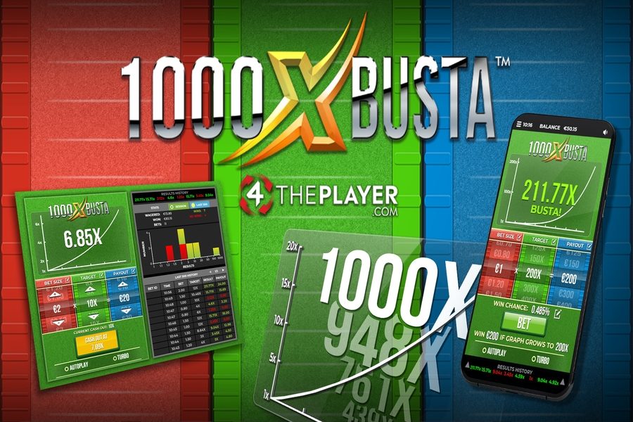 4ThePlayer launches a brand new game: 1000XBUSTA