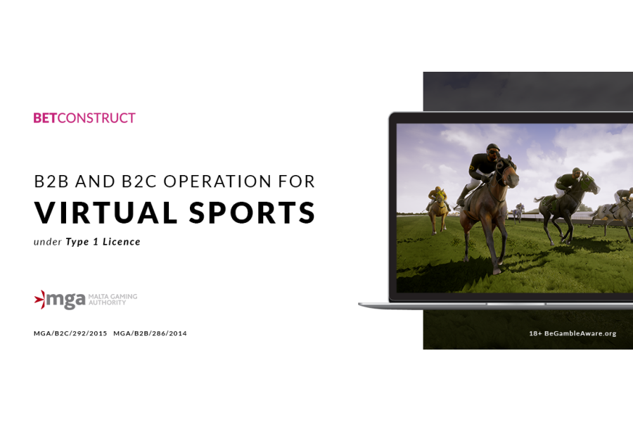 BetConstruct scored an MGA Type 1 licence for its virtual sports products.