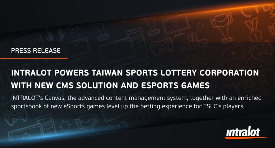 INTRALOT powers Taiwan Sports Lottery Corporation with new CMS solution and eSports games