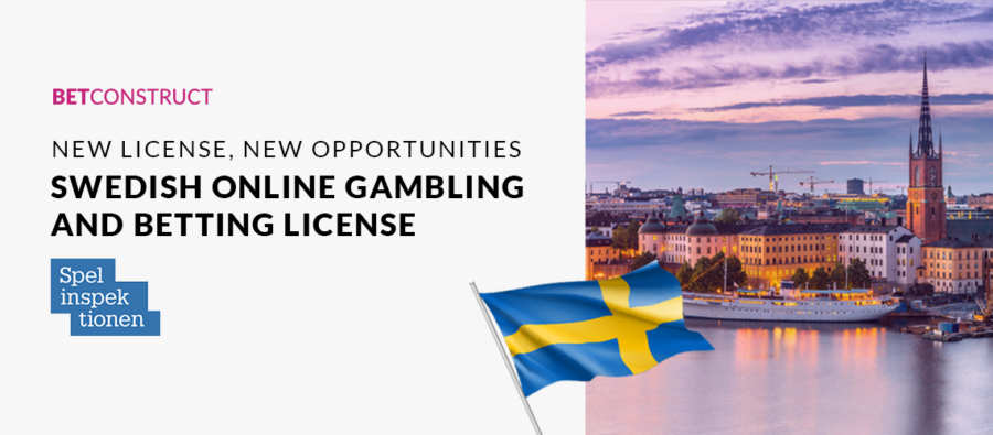 BetConstruct awarded Swedish online gambling and betting licence