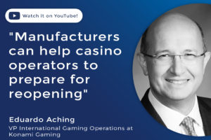 Manufacturers can help casino operators to prepare for reopening