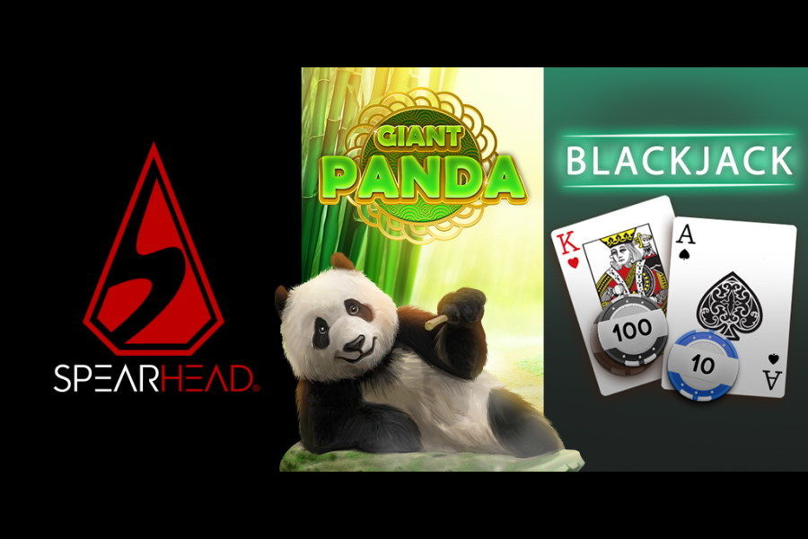 Spearhead Studios releases Blackjack and Giant Panda slot