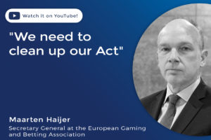 Maarten Haijer “We need to clean up our act”