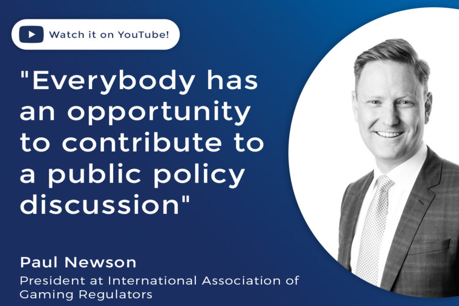 “Everybody has an opportunity to contribute to a public policy discussion”