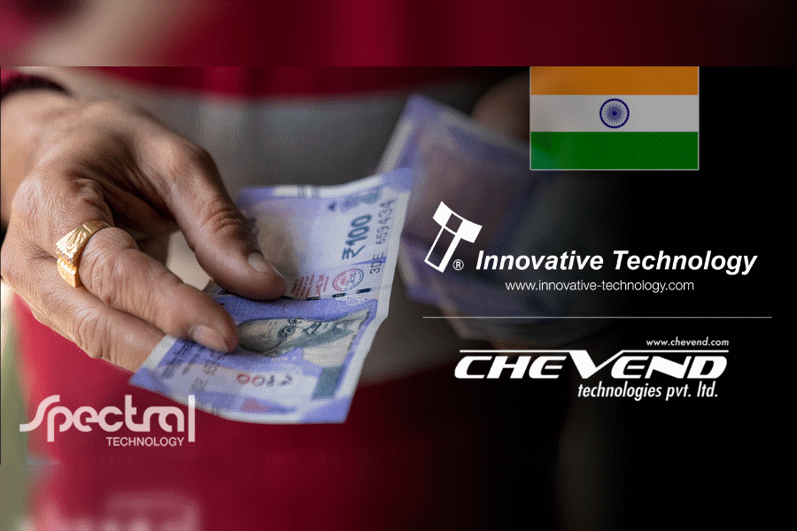 Rising cash payments in India secured by Spectral Technology