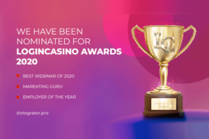 Slotegrator, nominated for 3 Login Casino Awards