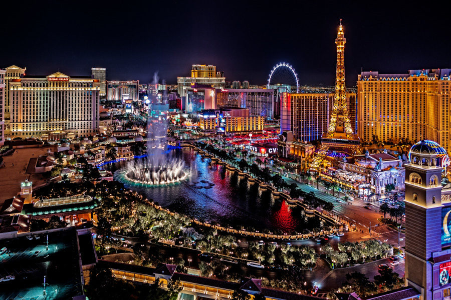 Las Vegas visitor numbers down 64% in December