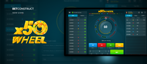 BetConstruct Launches New Game x50Wheel