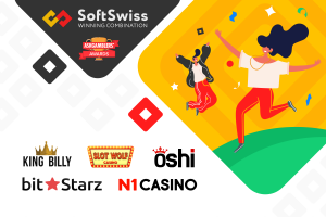 Five SoftSwiss online casino brands in finals for AskGamblers Awards