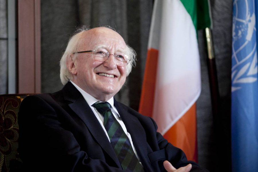 Michael D Higgins has criticised gambling advertising.