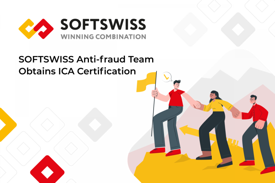 The ICA Certification received by SOFTSWISS  is a standard of competence in the field of financial and identity theft crimes.