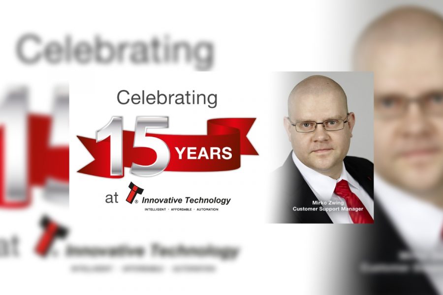 Innovative Technology celebrates Mirko Zwing 15 years’ service.