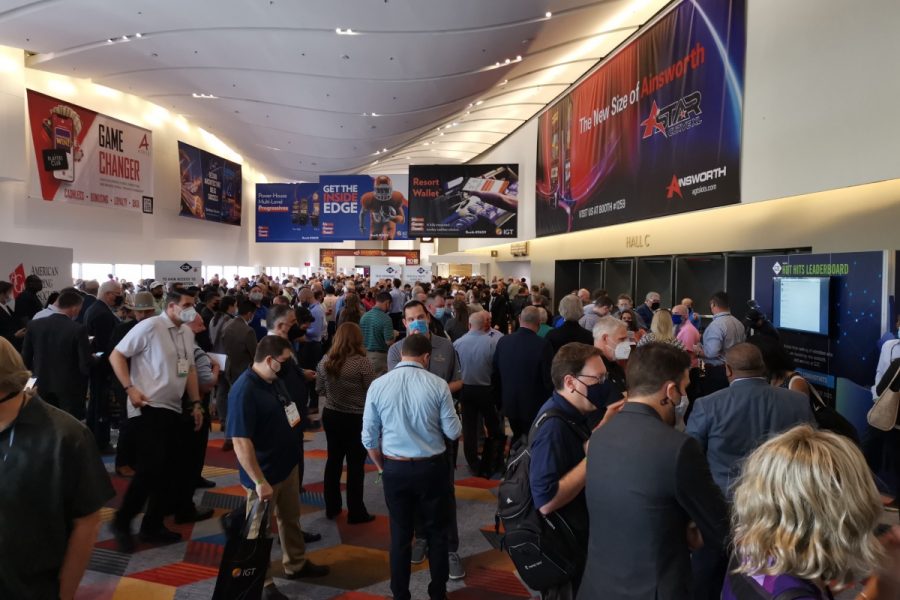 G2E 2021 saw a strong turnout on its opening day.