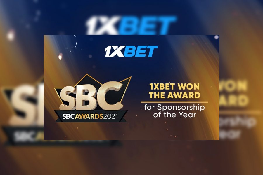 1xBet won at the SBC Awards in the "Best Sponsorship of the Year" category.