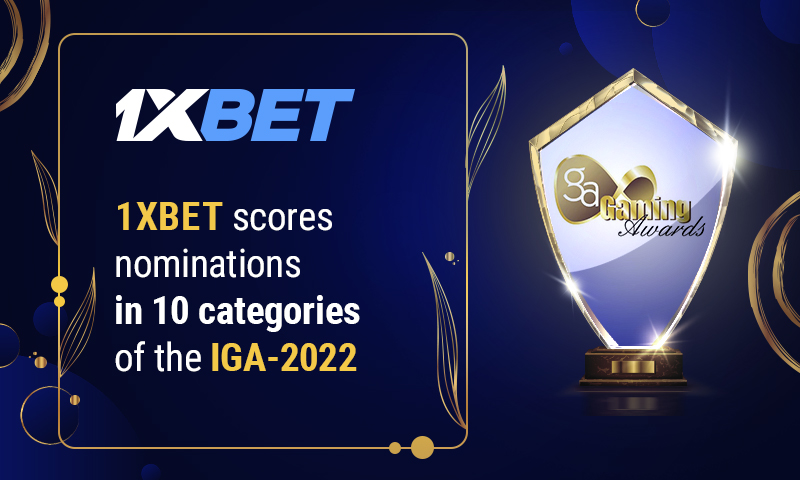 1xBet is nominated in 10 categories at IGA this year.