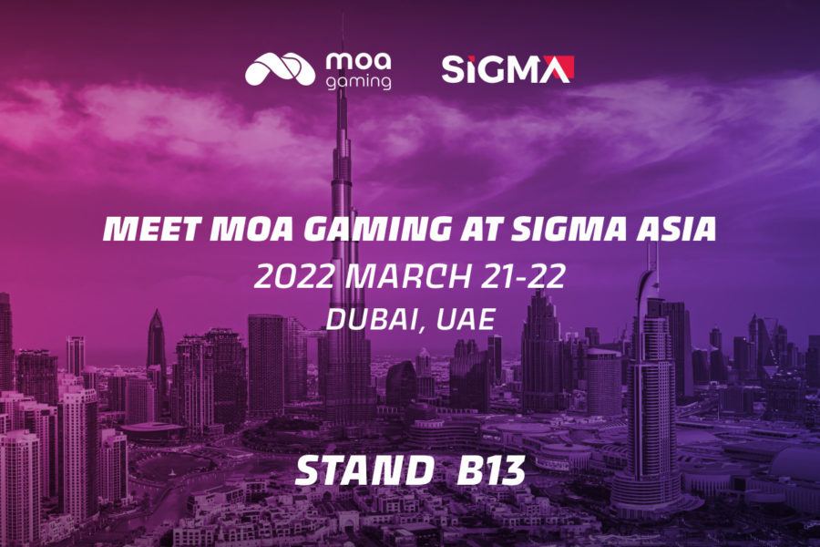 MOA Gaming to participate in SiGMA Asia 2022