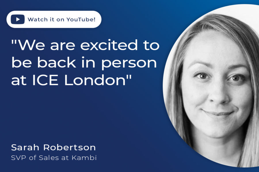 Sarah Robertson, SVP of sales at Kambi