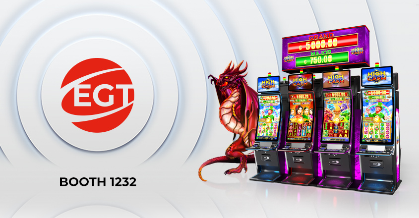 On the EGT’s stand 1232 the visitors will be able to see the slot cabinets.