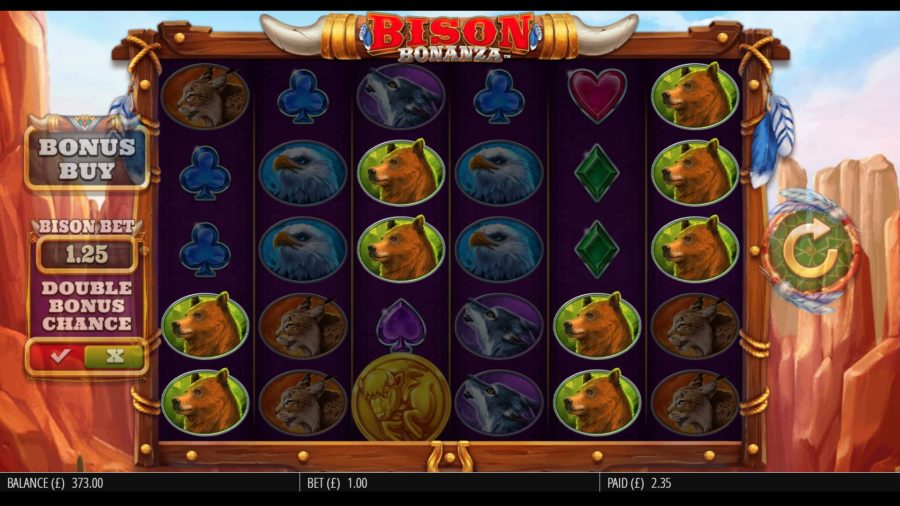 Bison Bonanza is a new animal-themed slot.