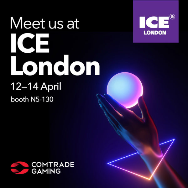 Comtrade Gaming invites visitors to meet them at booth N5-130 at ICE London 2022.