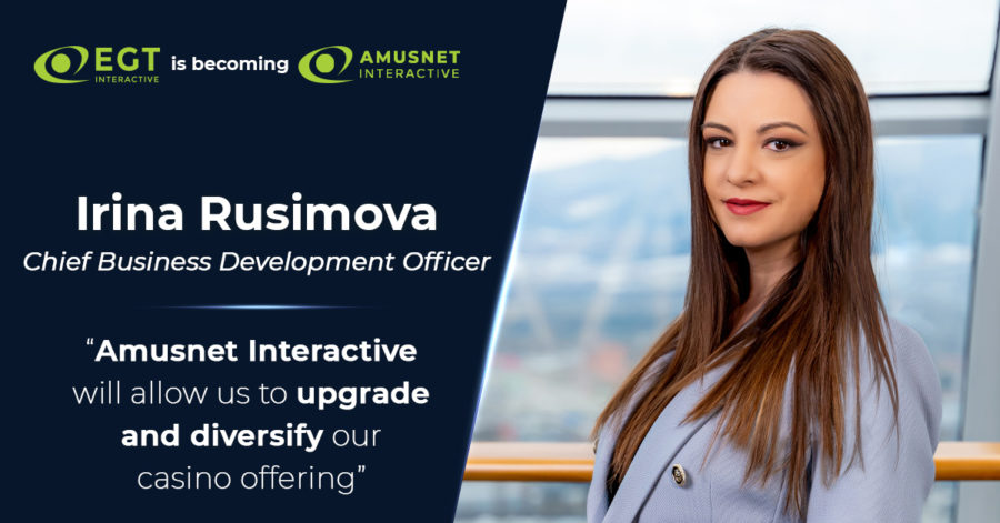 Irina Rusimova, Chief Business Development Officer.