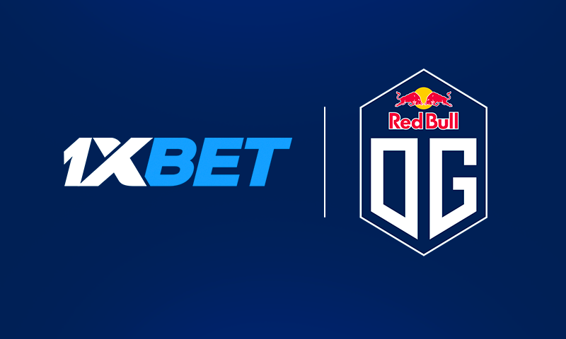 1xBet partnered with the OG Esports teams.