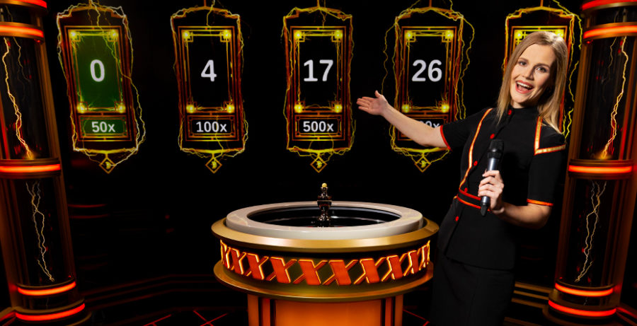 XXXtreme Lightning Roulette combines live dealer gaming with a high-payout RNG element.