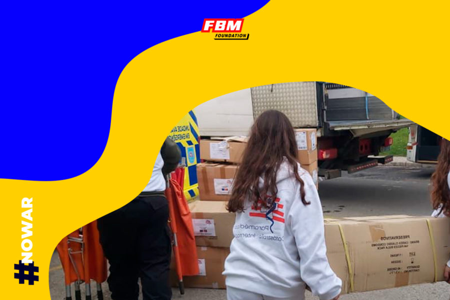 This donation from FBM Foundation will contribute to the mission “Humanitarian Medical Emergency – Ukraine” that the PCI operates in Ukraine. 