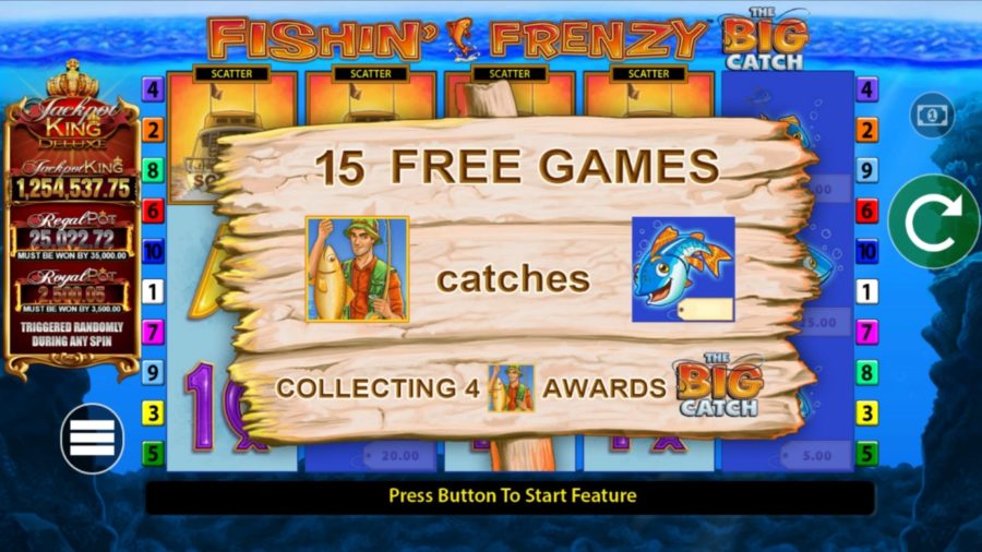 Blueprint Gaming adds Fishin’ Frenzy: The Big Catch to Jackpot King