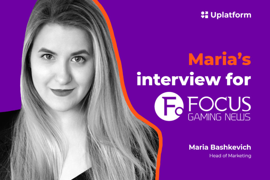 Maria Bashkevich, head of marketing at Uplatform.