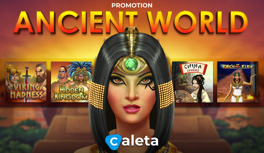 Promote Caleta’s thematic games from August 1st 00:00 GMT to August 31st 00:00 GMT, 2022. 