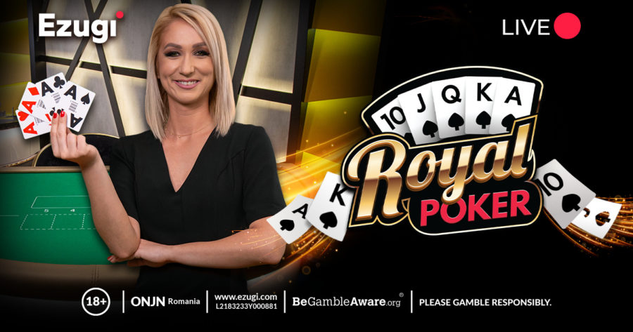 Royal Poker is streaming live from our state-of-the-art studio, run by highly trained and engaging dealers.