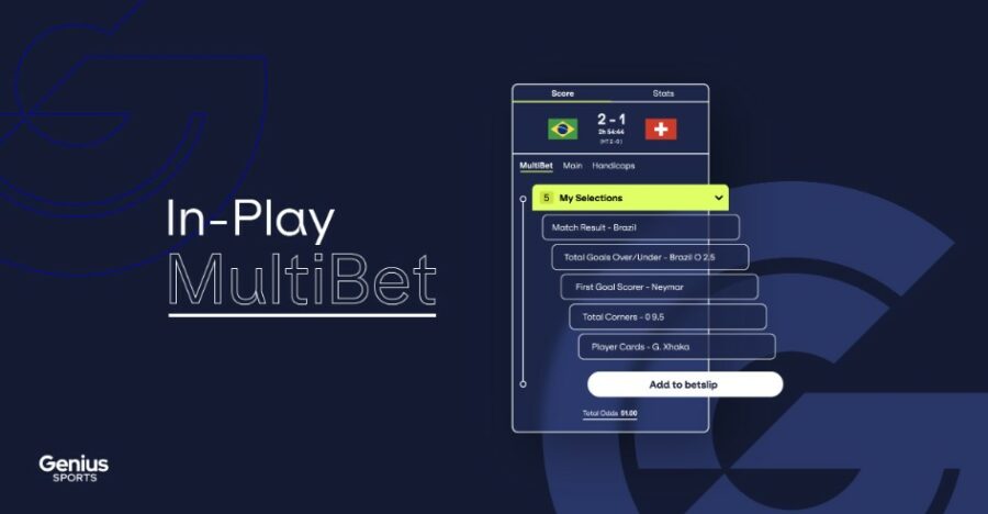 In-Play MultiBet is powered by the highest quality AI-powered live odds.