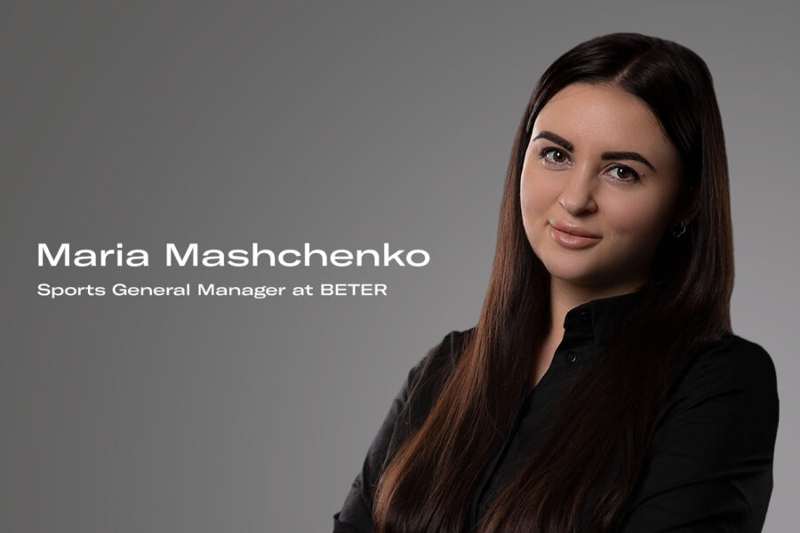 Maria Mashchenko, sports general manager at BETER.