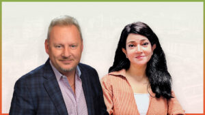 Martin Storm, executive chairman & CEO and Reena Varma, head of quality & operations India.