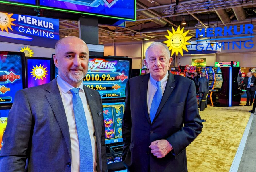 Athanasios “Sakis” Isaakidis, Chief Executive, International and David Orrick, Director of Industry Relations at Merkur Gaming.