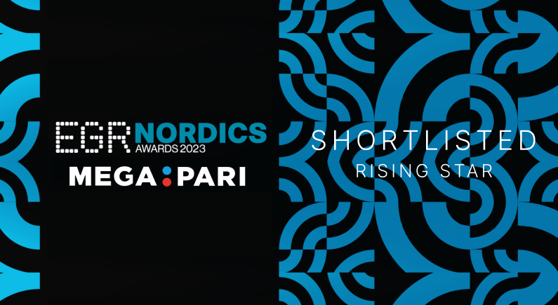 MegaPari is a Rising Star nominee for the EGR Nordics Awards