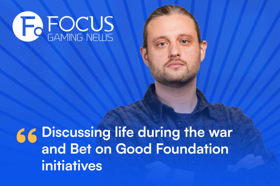 Vlad Slyusarenko, CMO of TVBET and CEO of Bet on Good Foundation.