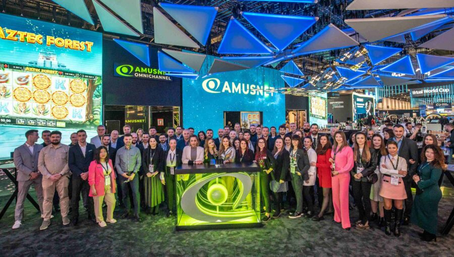 Amusnet showcased its most iconic titles at ICE London 2023.