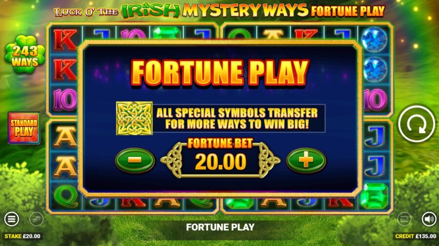 Luck of the Irish Mystery Ways Fortune Play is another example of the diversity in Blueprint’s portfolio.