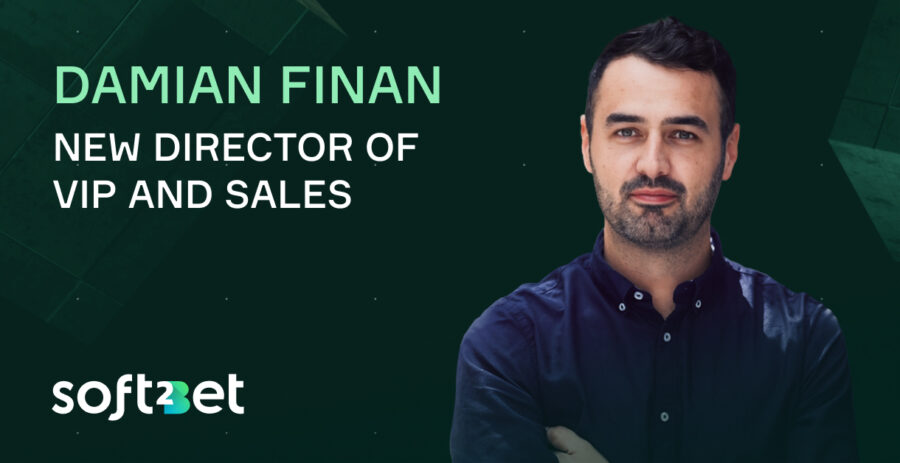 Damian Finan steps up as Soft2Bet’s new director of VIP and Sales