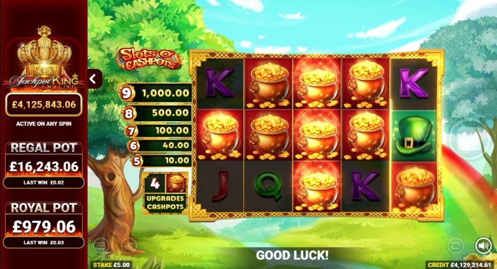 Blueprint Gaming introduces Slots O’ Jackpots Jackpot King