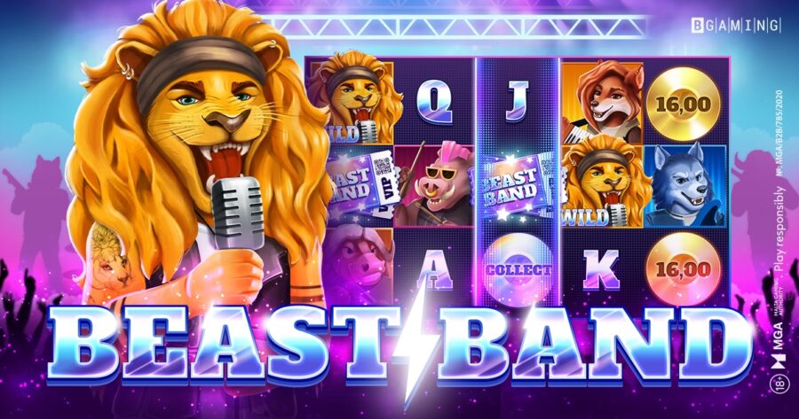 Rock out with wild animals and win up to x1000.